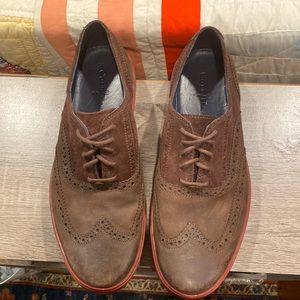 Cole Haan Wingtip Oxford Sneaker red soles